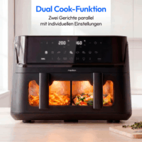 Medion MD100057 Life P25 XXL Flex M AirFryer Forrólevegős sütő 10,8L 3040 Watt - Fekete
