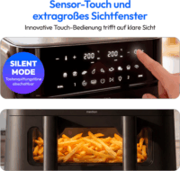Medion MD100057 Life P25 XXL Flex M AirFryer Forrólevegős sütő 10,8L 3040 Watt - Fekete