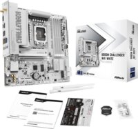 ASRock B860M CHALLENGER WIFI WHITE DDR5 LGA 1851 mATX Alaplap