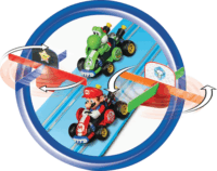 Carrera First Mario Kart World Mario Vs Yoshi Versenypálya 2,4m