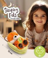 Nici Alvó Kisróka Levéllel Plüssfigura 12 cm