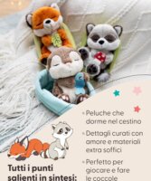 Nici Alvó Mosómedve Gombával Plüssfigura 12 cm
