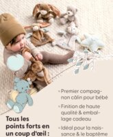 NICI Finni Maci Plüssfigura Ajándékdobozban 20 cm