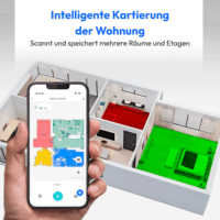 Medion X23 SW+ Smart Robotporszívó felmosó funkcióval - Fehér