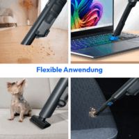 Medion MD11515 LIFE P200 Porzsák Nélküli álló / kézi porszívó 200W - Fekete