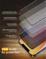 Nevox NEVOGLASS 3D Privacy Apple iPhone 18 Pro Kijelzővédő Üvegfólia