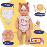 Zapf Baby Born Lena Játékbaba Macska Jelmezben 36cm