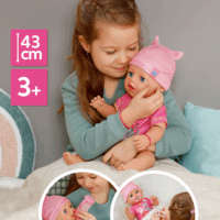 Zapf Baby Born Emma Lány Játékbaba Kiegészítőkkel 43cm