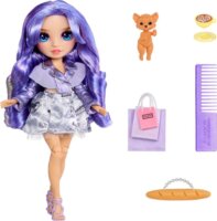 MGA Entertainment Rainbow High Párizs Szépségei Violet Willow Baba Lila Ruhában