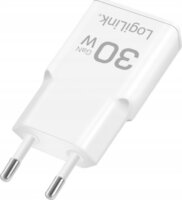 Logilink PA0348 USB-A / USB-C GaN Hálozati Gyorstöltő Adapter 30W - Fehér