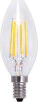 Platinet OMEGA LED FILAMENT Gyertya izzó 4W 400lm 2800K E14 - Meleg fehér