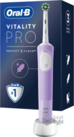 Oral-B D103 Forgó-Oscilláló Elektromos Fogkefe - Lila