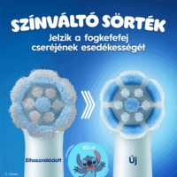 Oral-B iO Kids Disney Stitch Elektromos fogkefe Pótfej - Mintás (4db)