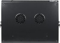 Lanberg 19" fali rack szekrény 12U 600x450mm - fekete