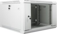 Lanberg 19" fali rack szekrény 6U 600x600mm - szürke