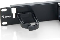 Equip 327311 19" kábel rendező panel 1U fekete