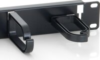 Equip 327311 19" kábel rendező panel 1U fekete