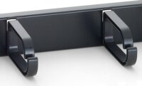 Equip 327311 19" kábel rendező panel 1U fekete