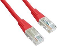 Gembird UTP kat.5e RJ45 patch kábel, 1m, piros