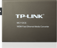 TP-Link MC112CS 100Mbps optikai (UTP-SC) média konverter