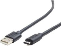 Gembird USB 2.0 A-C összekötő kábel 3m - Fekete