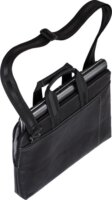 RivaCase 8920 - 13.3" Slim Fekete bőr Notebook táska