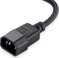 Equip 112210 Y PC tápkábel hosszabító, 1,6m, fekete, C13/C14