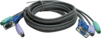 Aten 2L-1001P/C SVGA+PS/2+PS/2 KVM kábel 1.8m