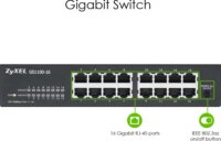 Zyxel Switch 16 Port Gigabit Unmanaged Switch GS1100-16 V3