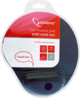 Gembird MP-GEL/40 Egérpad csuklótámasszal - Kék