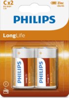 Philips LongLife C (R14) 1.5V Cink-Klorid elem (2 db / blister)