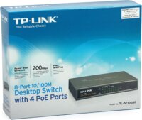 TP-Link TL-SF1008P asztali Switch