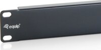Equip 327501 19" takaró panel 1U, fekete