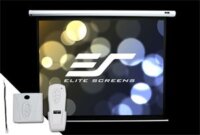 EliteScreen motoros fali vászon Spectrum 85"(16:10) Electric85X (Fekete, 114,3x182,9cm, MaxWhite, 1.1)