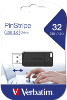 Verbatim 32GB PinStripe USB 2.0 Pendrive - Fekete