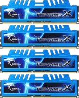 G.Skill 32GB /1600 RipjawsX Blue DDR3 RAM KIT (4x8GB)