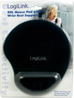 LogiLink ID0027 zselés egérpad csuklótámasszal fekete