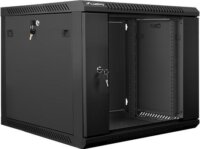 Lanberg 19" fali rack szekrény 9U 600x600mm - fekete