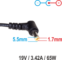 Akyga AK-ND-06 Adapter Acer 19V/3.42A 65W