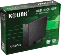 Kolink 3,5" HDSUB3U3 USB3.0 HDD külső ház Black