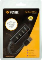 Yenkee YHB 4001BK USB 2.0 HUB (4 port) Fekete