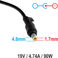 Akyga AK-ND-08 Adapter HP 19V/4.74A 90W