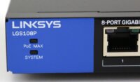 LINKSYS LGS108P Gigabit PoE Switch