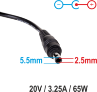Akyga AK-ND-17 65W Fujitsu Siemens hálózati töltő adapter