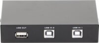 Gembird Data kézi átkapcsoló, USB, 2 készülék számára