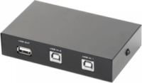 Gembird Data kézi átkapcsoló, USB, 2 készülék számára