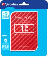 Verbatim Store & Go 2.5" USB3.0 1TB külső merevlemez Piros