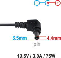 Akyga AK-ND-19 notebook univerzális töltő 75W (Sony)
