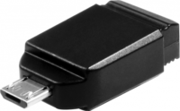 Verbatim 16GB Nano USB 2.0 Pendrive - Fekete + OTG Adapter