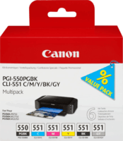 Canon PGI-550 / CLI-551 Eredeti Tintapatron Multipack